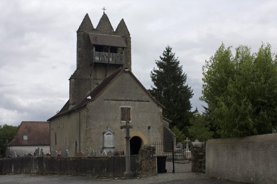 L'église de Viellenave-de-Navarrenx et son clocher-trinité
